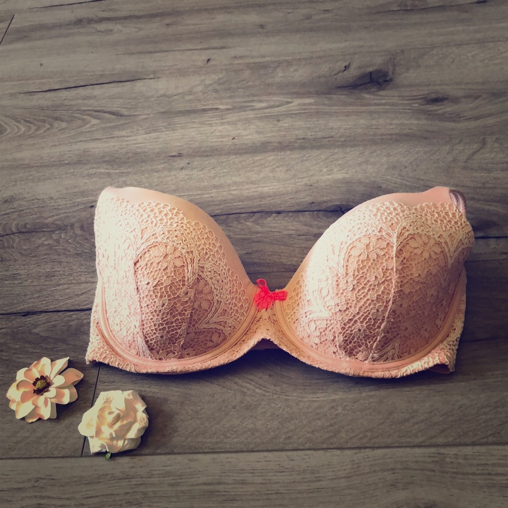 🍑BODY BY VICTORIA LINED DEMI in Peach 36 DDD🍑